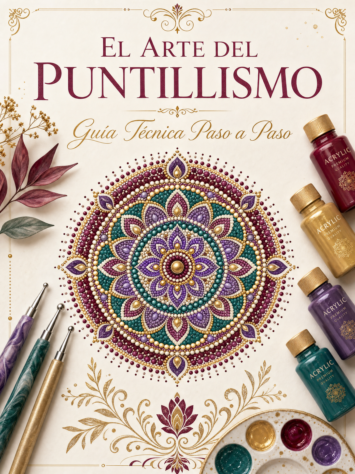 DOMINA EL ARTE DEL PUNTILLISMO + 3 BONOS